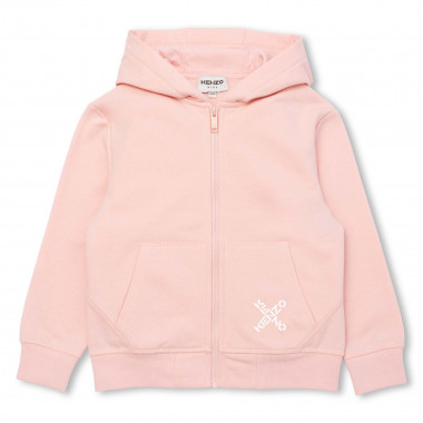 Fleece joggingvest KENZO KIDS Voor