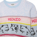 Patterned jacquard jumper KENZO KIDS for GIRL