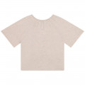 Embroidered jersey T-shirt KENZO KIDS for GIRL