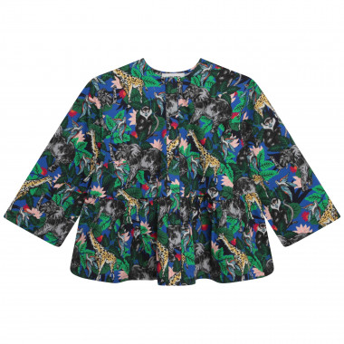 Multicoloured cotton blouse KENZO KIDS for GIRL