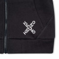 Zip-up hooded cardigan KENZO KIDS for GIRL