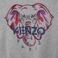 Cardigan with embroidered back KENZO KIDS for GIRL