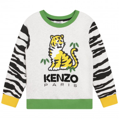 Felpa-shirt di cotone KENZO KIDS Per BAMBINA