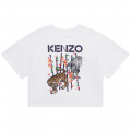 T-shirt à manches courtes KENZO KIDS pour FILLE