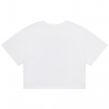 T-shirt à manches courtes KENZO KIDS pour FILLE