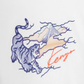 T-shirt à manches courtes KENZO KIDS pour FILLE