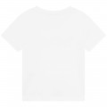 T-shirt à manches courtes KENZO KIDS pour FILLE