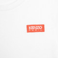 T-shirt à manches courtes KENZO KIDS pour FILLE