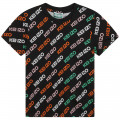 T-shirt à manches courtes KENZO KIDS pour FILLE