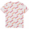 T-shirt imprimé coton KENZO KIDS pour FILLE