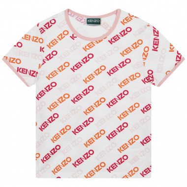 T-shirt imprimé coton KENZO KIDS pour FILLE