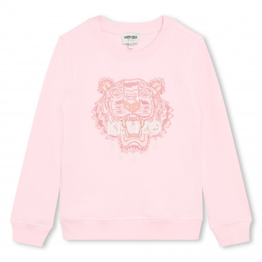 Sweatshirt mit Tiger-Stickerei KENZO KIDS Für MÄDCHEN