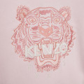 Sweatshirt mit Tiger-Stickerei KENZO KIDS Für MÄDCHEN