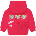 Hooded cotton sweatshirt KENZO KIDS for GIRL