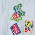 Knitted jumper with patches KENZO KIDS for GIRL