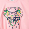 Sweat-shirt en coton léger KENZO KIDS pour FILLE