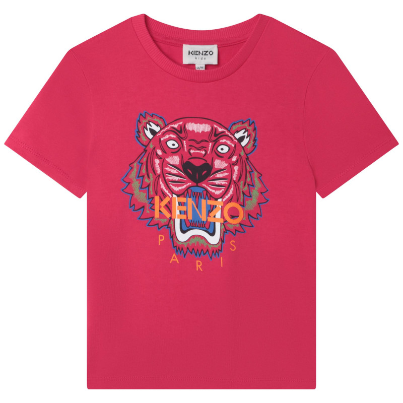 KENZO KIDS T shirt a maniche corte bambina rosa Kids around
