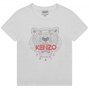 T-shirt con stampa Tigre KENZO KIDS Per BAMBINA