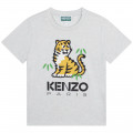 T-SHIRT MANGAS CURTAS KENZO KIDS para RAPARIGA