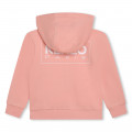 Fleece zip-up sweatshirt KENZO KIDS for GIRL