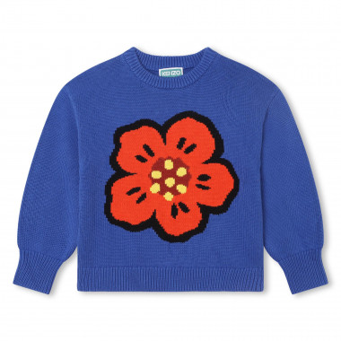 Long-sleeved jacquard jumper KENZO KIDS for GIRL