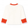 Cable-knit tricot cardigan KENZO KIDS for GIRL