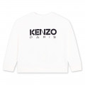 Printed fleece sweatshirt KENZO KIDS for GIRL