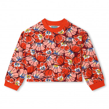 Floral printed sweatshirt KENZO KIDS for GIRL