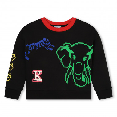 Sweater met motieven KENZO KIDS Voor