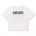 T-shirt sérigraphié KENZO KIDS pour FILLE