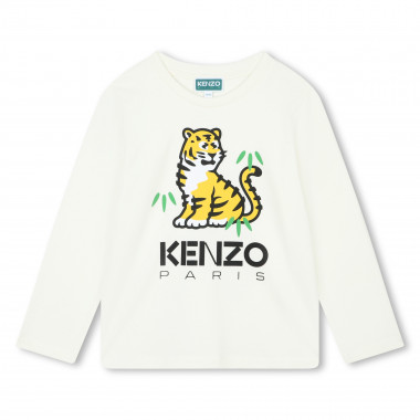 T-shirt met zeefdrukprint KENZO KIDS Voor