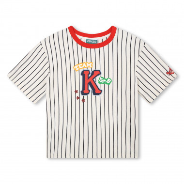 Gestreept t-shirt KENZO KIDS Voor