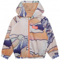 Windjack met capuchon KENZO KIDS Voor