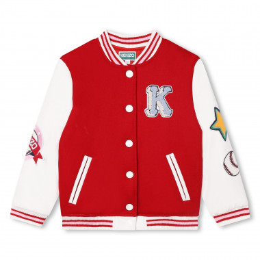 Two-material jacket KENZO KIDS for GIRL