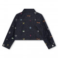 Jeansjacke mit stickereien KENZO KIDS Für MÄDCHEN