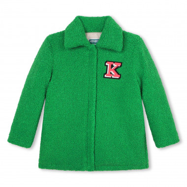 Manteau en tissu peluche KENZO KIDS pour FILLE