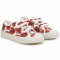 Baskets à bande auto-agrippante en toile KENZO KIDS pour FILLE