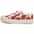Baskets à bande auto-agrippante en toile KENZO KIDS pour FILLE