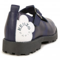 Leather buckled mary janes KENZO KIDS for GIRL