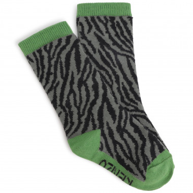 Een paar tricot sokken KENZO KIDS Voor
