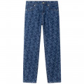 Jeans mit Print KENZO KIDS Für JUNGE