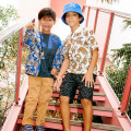 Printed cotton shorts KENZO KIDS for BOY