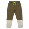 Two-tone jogging trousers KENZO KIDS for BOY