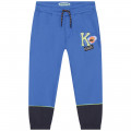 Pantalon de jogging molletonné KENZO KIDS pour GARCON