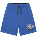 Bermuda bimatière à broderie KENZO KIDS pour GARCON