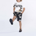Short coton molleton imprimé KENZO KIDS pour GARCON
