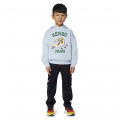 Pantalon en flanelle rayée KENZO KIDS pour GARCON