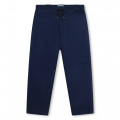 Cotton chino trousers KENZO KIDS for BOY