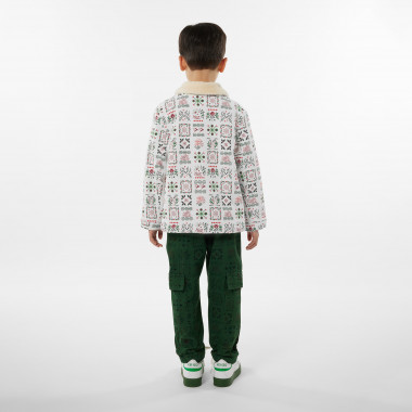 Printed trousers with pockets KENZO KIDS for BOY