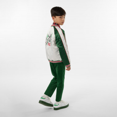 Pantaloni in velluto liscio KENZO KIDS Per RAGAZZO